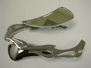 Item # ES-165-A8 - Tear Drop Mirror Set - Zinc Alloy