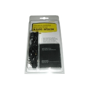 Item # BM-280 FM/Radio Intercom - Motorcycle and Bicycle Helmet to Helmet Intercom, Hands Free Ear Microphone - Two-Way Communication Jack Ext. (Jack for Tape Recorder or CD)