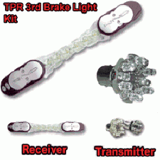 Item # CTI2005 - 2nd Generation - Wireless Helmet Brake Light - 6 LEDs TPR Receiver - 1157 Transmitter