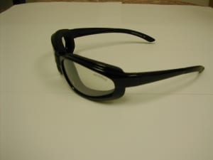 Item # 8729ASF - Black Ranger Style Antifog with Soft Foam - Clear