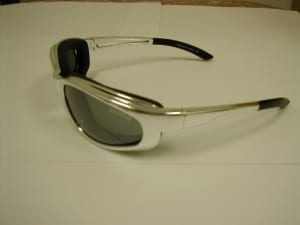 Item # 8729CSF - Chrome/Black Ranger Style Antifog with Soft Foam - Smoke