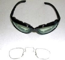 Item # 8729PTSF - Ranger Style Transition Lens - Prescription Clip-On Capable with Foam